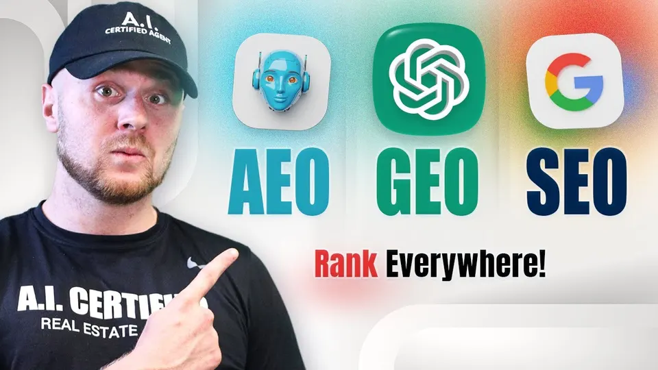 How Real Estate Agents Can Rank #1 on ChatGPT, Google & AI Searches