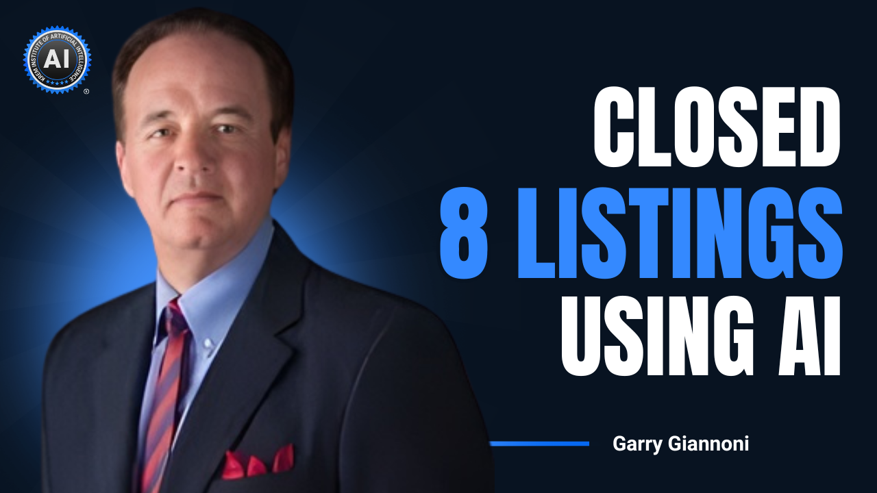 Garry Giannoni Closed 8 Listings Using AI