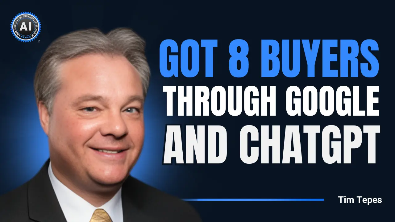 Tim Tepes Got 8 Out-of-State Buyers from Google and ChatGPT